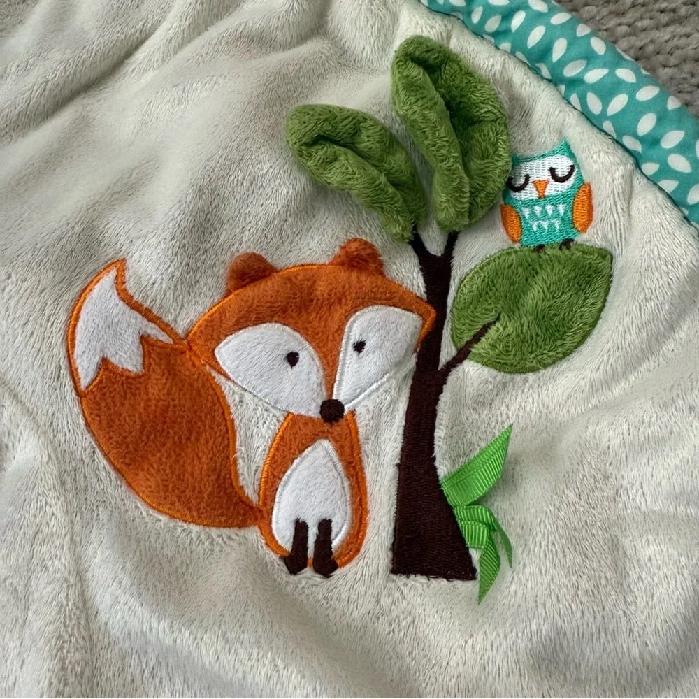 Boppy Nursing Pillow Cover Woodland Fox & Owl Print‎
